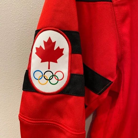 Nike Red and Black Canada Hockey Jersey - Picture 2 of 6